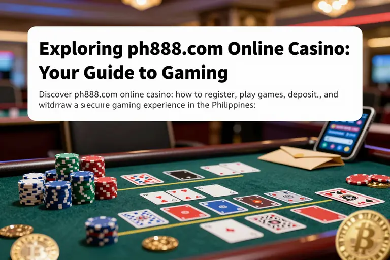 Exploring ph888.com online casino: Your Guide to Gaming